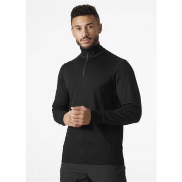Helly Hansen HH MERINO 1/2 ZIP - Black