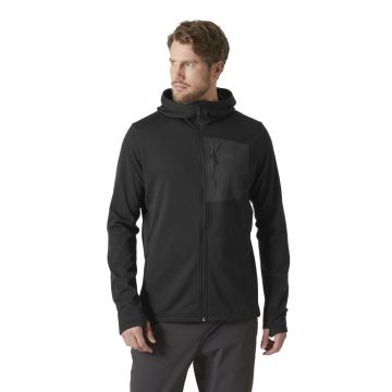 Bluza polarowa męska Helly Hansen Versalite Hooded Fleece Jacket - Black