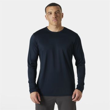 Longsleeve z filtrem UV męski Helly Hansen HH Tech Crew Long Sleeve 2.0 - Navy