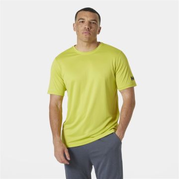Koszulka z filtrem UV męska Helly Hansen HH Tech T-Shirt 2.0 - Cyber Lime