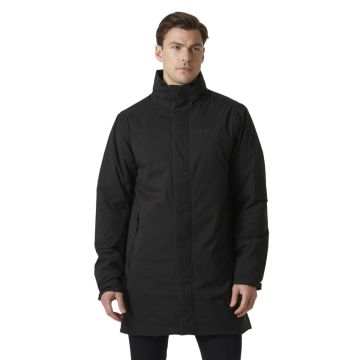 Płaszcz membranowy męski Helly Hansen URB PRO INS RAIN COAT - Black