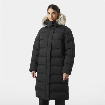 Płaszcz ocieplany damski Helly Hansen Aria Long Parka - Black
