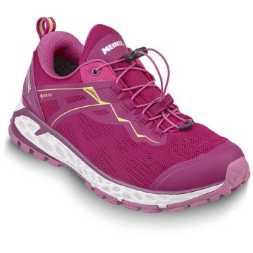 Buty trekkingowe niskie damskie Meindl Power Walker Lady 3.0 - Fuchsia/Yellow