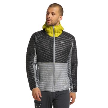 Kurtka ocieplana męska L.I.M Mimic Hood Haglofs - Stone Grey/Magnetite