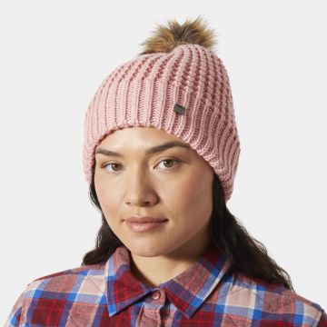 Czapka zimowa damska Helly Hansen Snowfall Beanie - Pink Salt