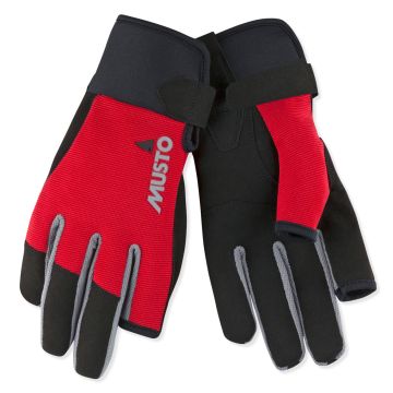 ESSENTIAL SAILING LONG FINGER GLOVE - True Red
