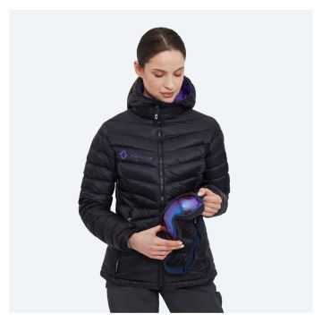 Kurtka puchowa damska Cumulus Incredilite Endurance - Meteorite Black