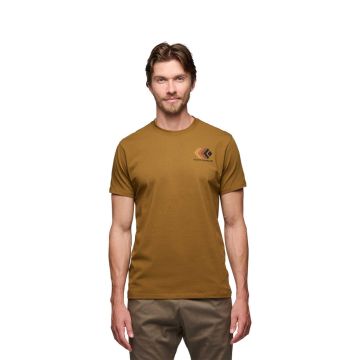 T-shirt bawełniany męski Black Diamond Faded Tee - Dark Curry