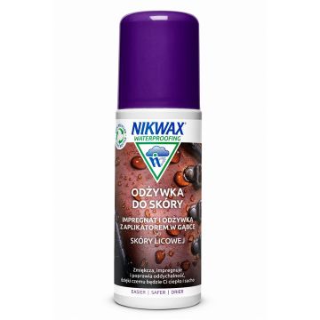 Impregnat i Odżywka do Skóry Licowej Nikwax 125 ml
