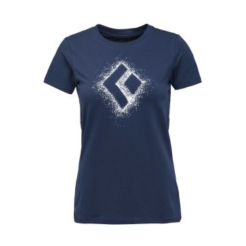 T-shirt bawełniany damski Black Diamond Chalked Up 2.0 - Indigo