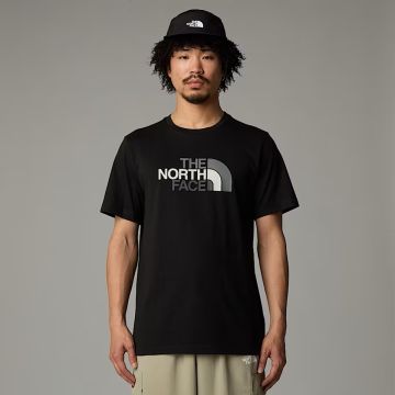 Koszulka bawełniana męska The North Face S/S Easy Tee - TNF Black
