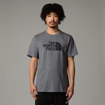 Koszulka bawełniana męska The North Face S/S Easy Tee - TNF Medium Grey Heather