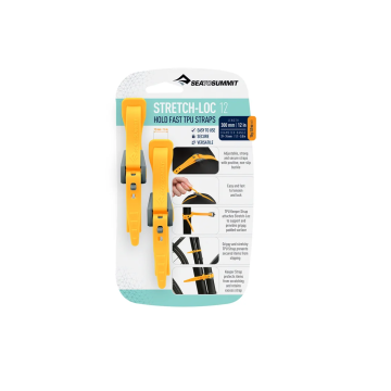 Pasy mocujące Stretch-Loc 12 - 12mm x 300mm - 2 Pack - Yellow