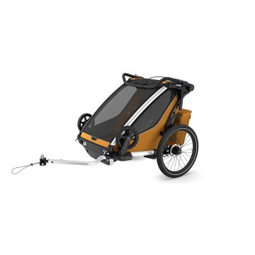 2-osobowa przyczepka rowerowa Thule Chariot Sport 2 - Natural Gold