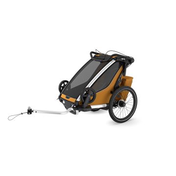 1-osobowa przyczepka rowerowa Thule Chariot Sport 2 - Natural Gold
