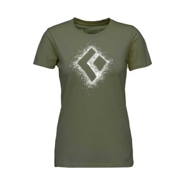 T-shirt bawełniany damski Black Diamond Chalked Up 2.0 - Tundra