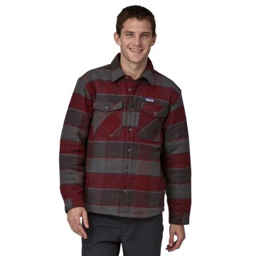 Koszula flanelowa z ociepliną męska Patagonia Lightweight Insulated Fjord Flannel Shirt - William/Ink Black