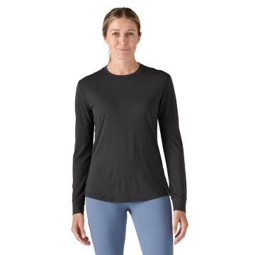 Longsleeve termoaktywny damski Patagonia LS Capilene® Cool Merino Shirt - Black