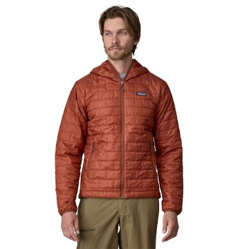 Kurtka syntetyczna męska Patagonia Nano Puff® Hoody - Burnished Red