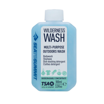 Biodegradowalny płyn uniwersalny Wilderness Wash 100ml / 3.3 fl oz Sky Blue