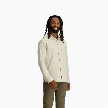 Koszula męska przeciw komarom Royal Robbins Expedition III L/S - Sandstone
