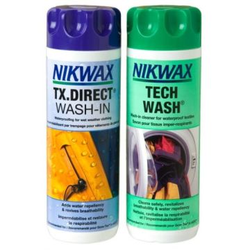 Zestaw do pielęgnacji odzieży NikWax® Twin Pack Tech Wash i TX.Direct 300ml