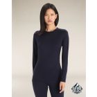 Koszulka termoaktywna damska Icebreaker Merino 200 Oasis LS Crewe - Midnight Navy 1