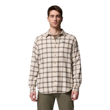 Koszula bawełniana męska Columbia Cornell Woods™ Flannel L/S Shirt - Chalk Quad Check 1
