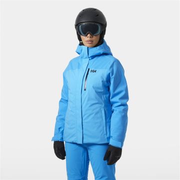 Kurtka narciarska damska Helly Hansen Snowplay - Cyan 1